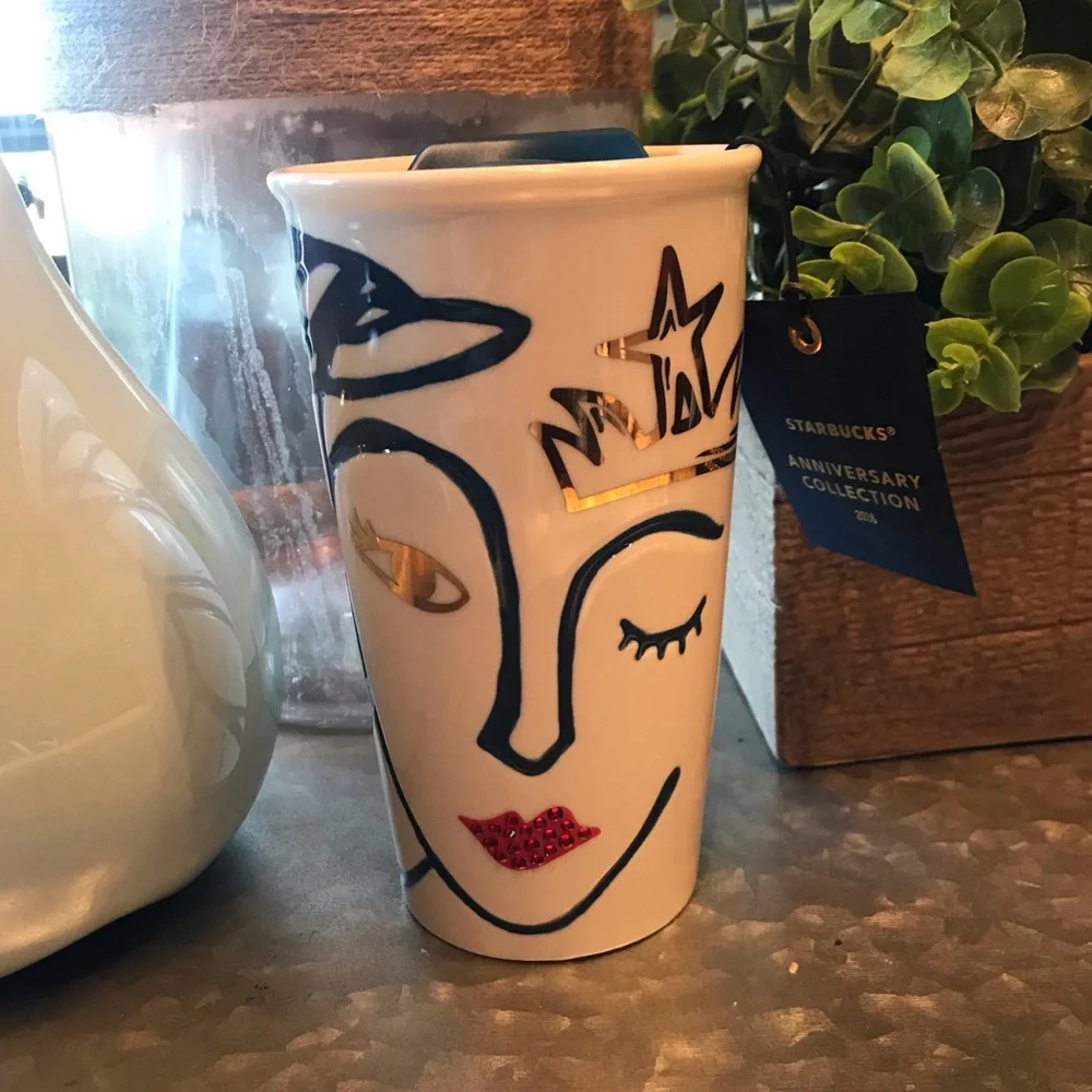 Starbucks Anniversary Collection Crystal Lips Mug